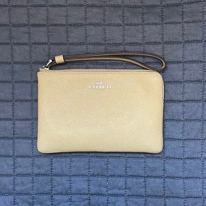 Coach yellow wallet